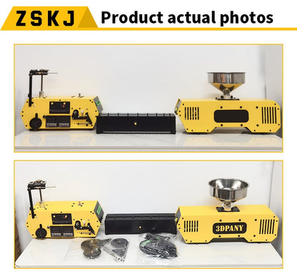 HT400 Extruder 3d Filament Maker 3D Filament Extruder Machine Desktop 3D Printing Consumables Extruder 1.75mm 2.85mm 3mm Nozzles