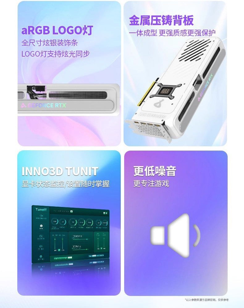 Esports Rebel RTX5080/5090D V2 White Desktop Computer Black Myth Wukong Game Independent Graphics Card