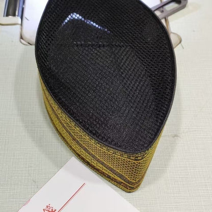 New Arrival Muslim Boat Hats for Women Men Gold Caps Embroidery Arabic Eid Prayer Evening Party Elegant Hijab Headwraps Hat