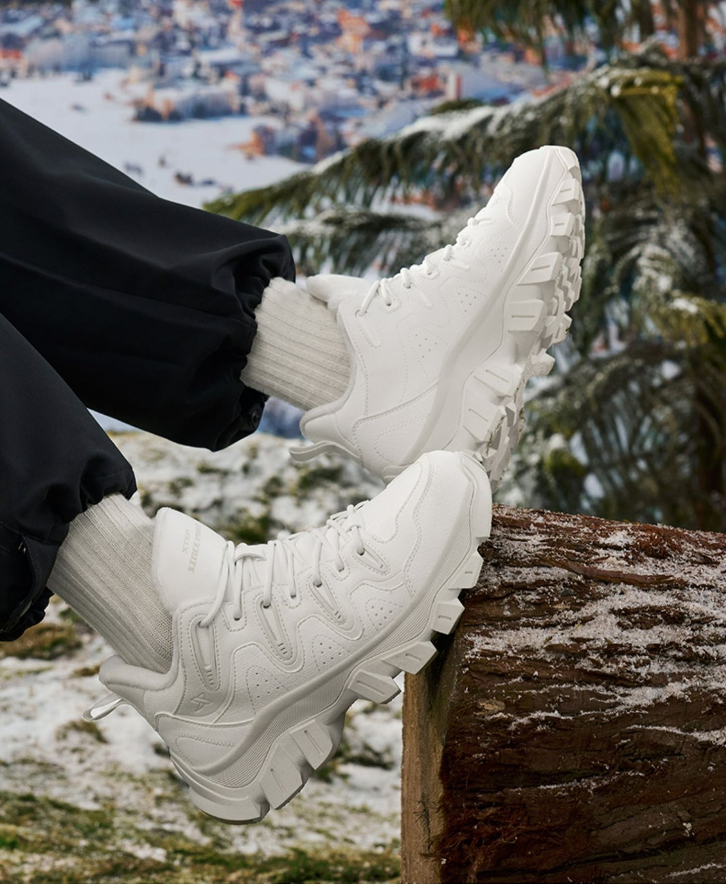 Xtep Chuanxing lite Cotton Shoes For Men 2024 Autumn Comfortable Casual Shoes Trendy Retro Soft Sneakers 876319370006