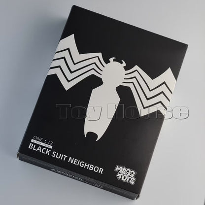 NOVO Boneco de Ação Spider de Brinquedo Anime Terno Preto Vizinho Symbiote Aranha Escarlate Kaine Parker Aranha Vermelha Preta