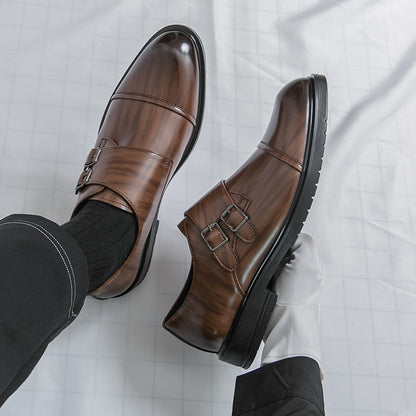 Brand New Men's Pointed Comfortable Business Banquet Oxford Shoes Fashion Spring Men's Breathable Casual Wedding Leather Shoes