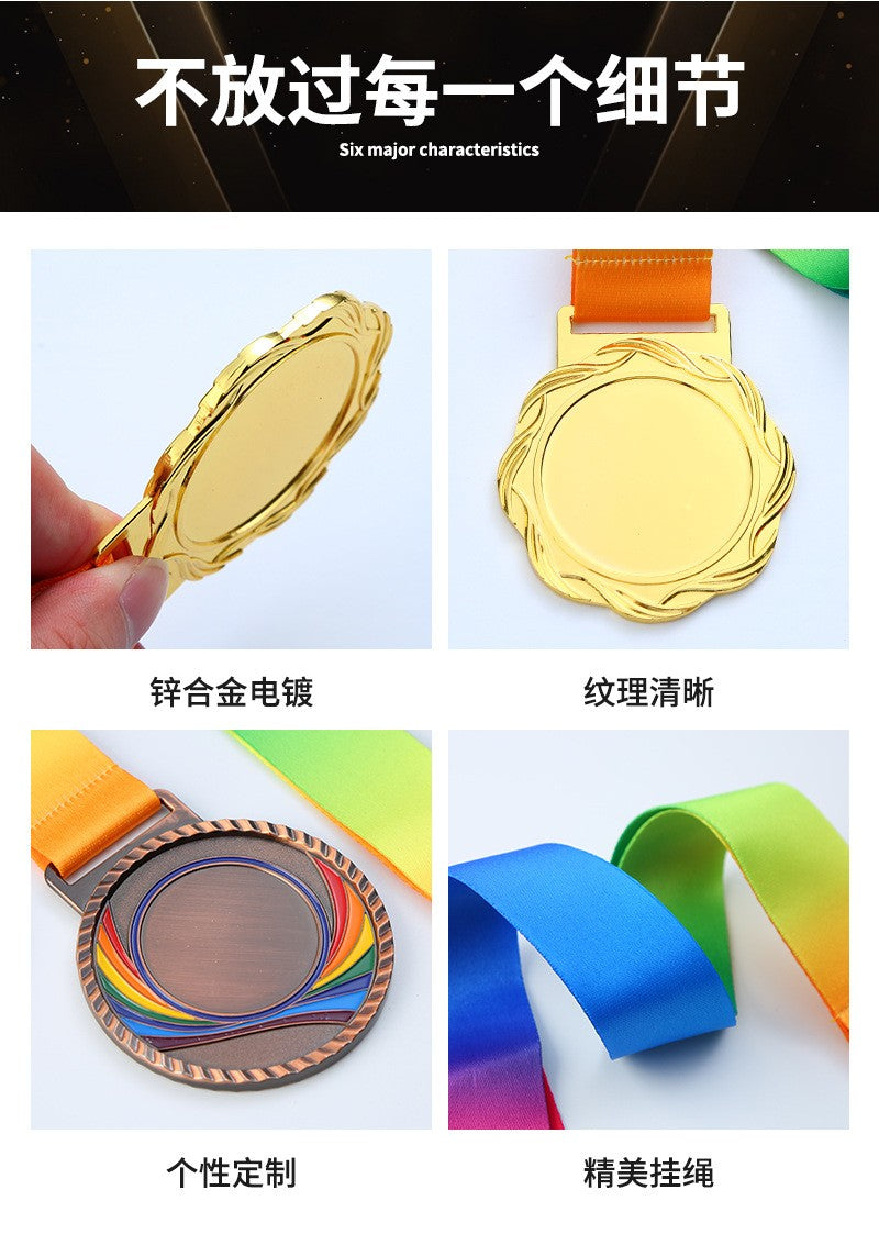 Customized Logo/Namehonor Medal kindergarten award plate award plate, medal and badge production for sports