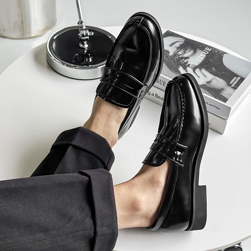 2025New Men Casual Oxford Shoes Genuine Leather Business Tooling Shoes Comfy High Quality Outdoor Antiskid Loafers Walking Shoes