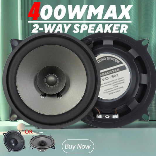Car Tuning Audio Speaker Heavy Mid-bass Ultra-thin Modified Speaker Horn 6 Inch 600W 2-Way Full Range Frequency Automotive
