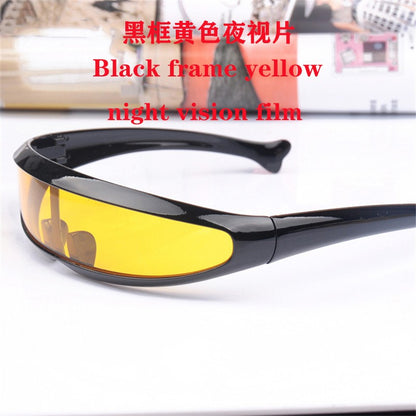 X-men Individuality Cycling Sunglasses for Men Mercury Lens Laser Glasses Travel Windproof Women's Sunglasses Robots Eyewear