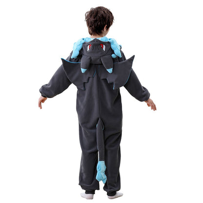 Dragon Cosplay Boys Girls Halloween Costume Anime Onesies Party Jumpsuit Festival Gift Funny Cute Clothes Button Closure