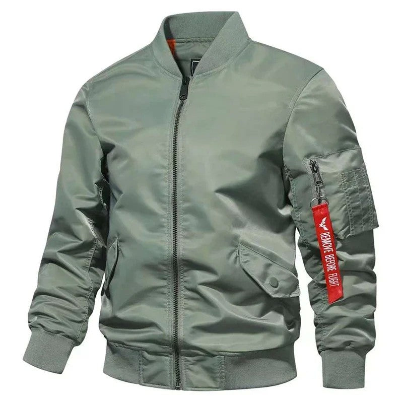 Bomber Jacket Men Winter Autumn College Camouflage Jackets Men Motorcycle Coat Windproof Army Pilot Military Jacket Streetwear