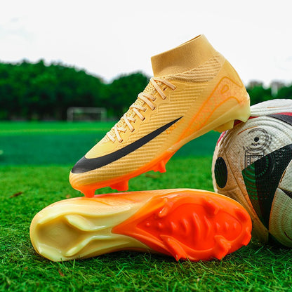 New Men's Football Boots Non-Slip Soccer Shoes Cleats Wholesale Training FG Top Quality Sneakers Drop Shipping Unisex Adult