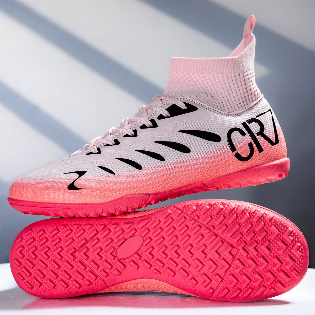 High Ankle Sports Footwear Fg/Tf Kids Soccer Cleats Football Boots Professional Men's Soccer Shoes