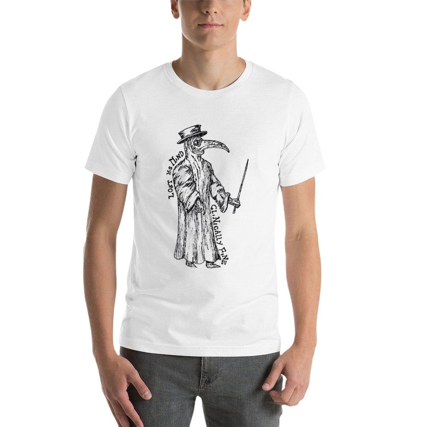 Mr. Plague Doctor Man T-Shirt man t shirts cotton black cotton t-shirt plain for man package