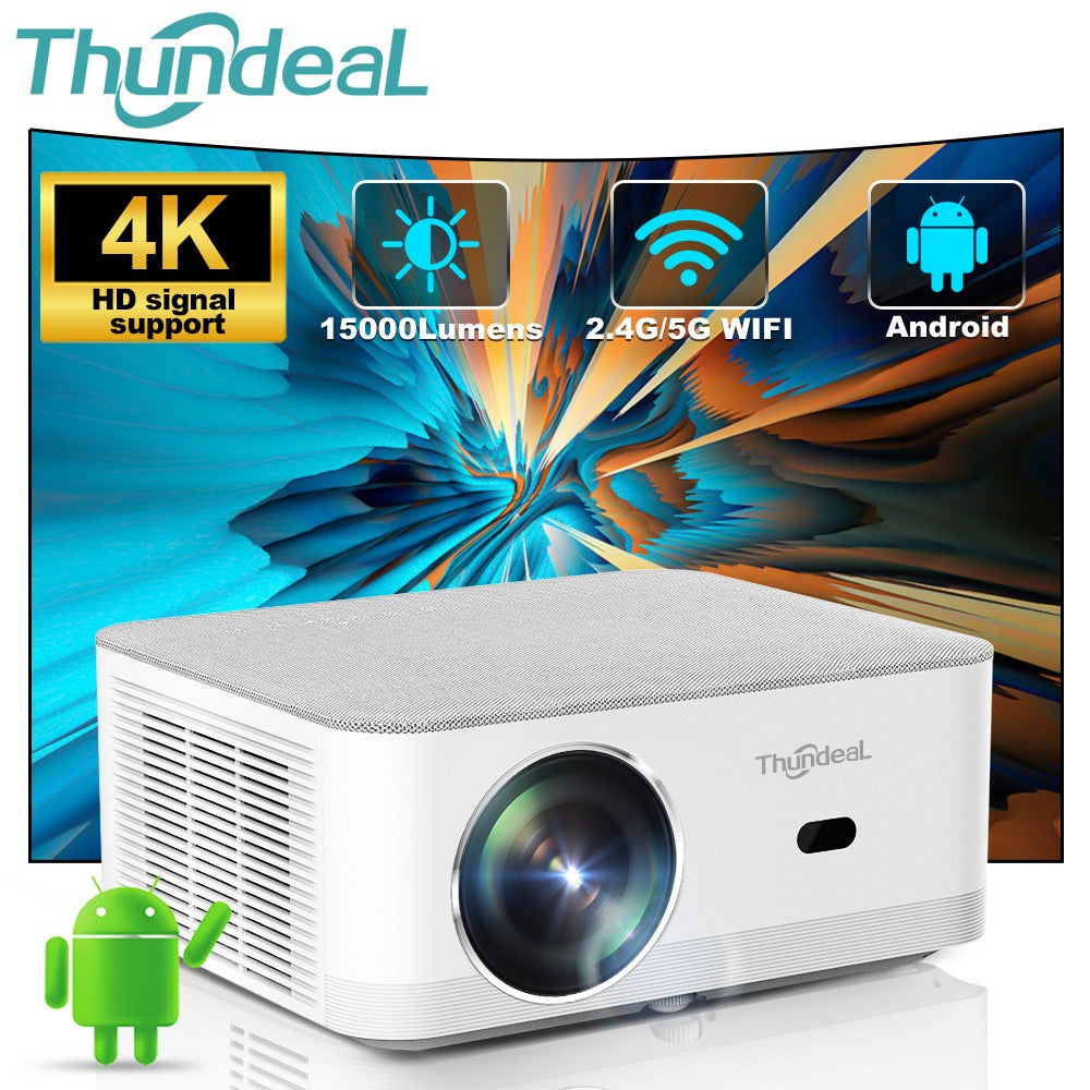 Projetor ThundeaL TD92 Pro Full HD Home Theater Portátil para Vídeo 2K 4K 1080P Android WIFI Telefone Projetor TD92Pro Cinema