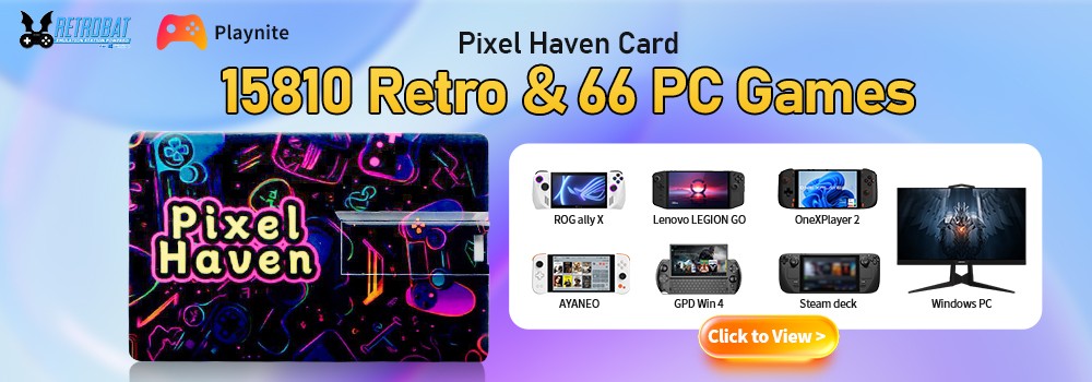 4K HD Retro Game Box Pixel Haven Video Game Console Plug&Play for TV 35500+Games for DC/PS1/PSP/SS/MAME/NES/Sega with Controller