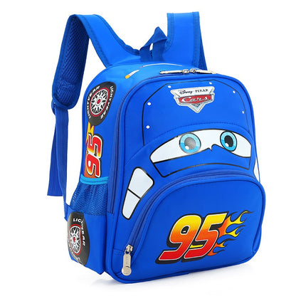 Mochila infantil de carro Disney para creche, mochila de segurança para meninos, alunos do primário, 3-6 anos