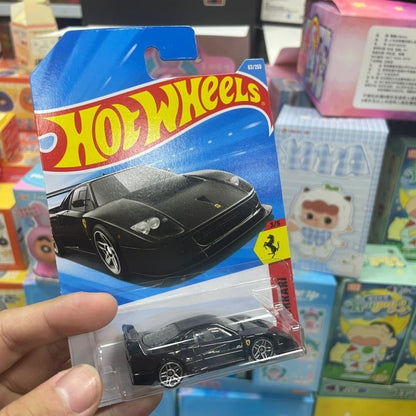 Hot Wheels Original 2026C Case Carro de Liga Leve Ferrari F40 LA LIEBRE Coleção de Carros Fundidos Modelo de Carro Surpresa Brinquedo