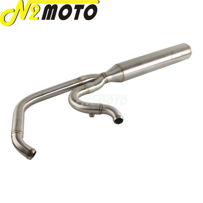 For Harley Softail Low Rider EI Diablo ST FXLRST FXRST 117 2022-2024 2-In-1 Full Length Exhaust System Stepped Head Muffler Pipe