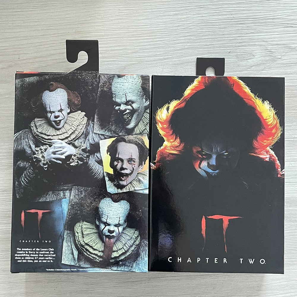 Boneco NECA Pennywise Coringa A Coisa de Stephen King Pennywise Coringa Palhaço Modelo Brinquedo de Terror de Halloween Presentes de Natal e Aniversário