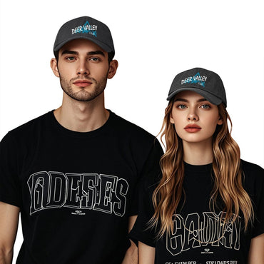 Deer Valley Mountains Baseball Cap Christmas Hat Rugby New In The Hat Gentleman Hat Trucker Hats For Men Women's