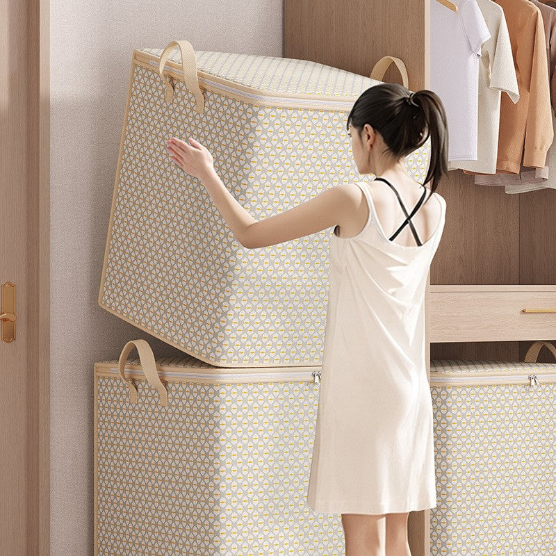 Extra Large Storage Bag - Multifunctional Bedding, Clothing, And Underwear Storage Bag With Zipper, Under Bed Storage Bag