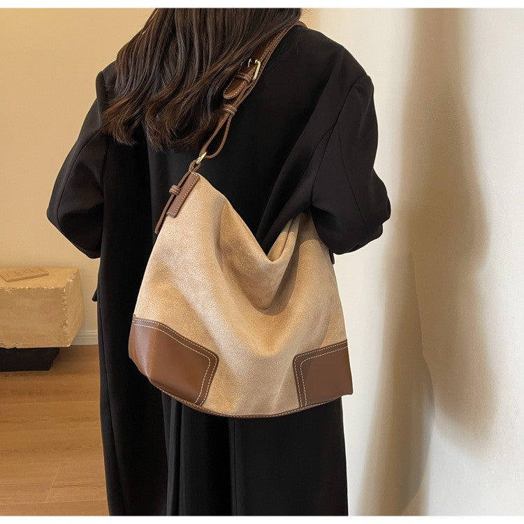 Shoulder Bags Trendy Women's Soft PU Shoulder Bags Solid Color Ladies Casual Style Spring Handbag Big Handbags Crossbody Bags