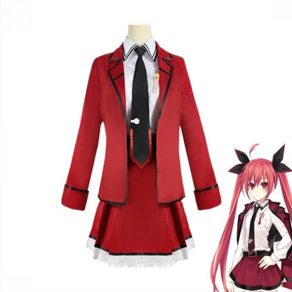 Anime Date A Live Itsuka Kotori Cosplay Costume Jk Uniform Dress Outfit Wig Stocking Full Suit Halloween for Women