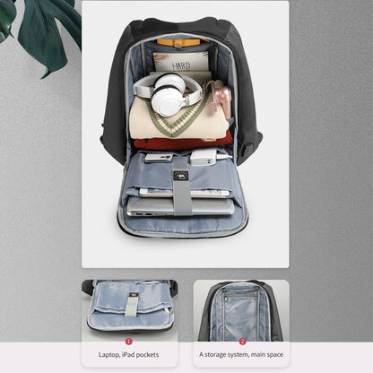 Tigernu Waterproof Anti Theft Female Mochila 15.6inch Laptop Backpack USB Backpacks Fashion Travel School Bag Backpack For Women