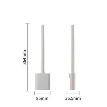 Silicone Toilet Brush With Holder Wall-Mounted Toilet Cleaning Brush Rubber Bristle Toilet Cleaner Brushes Bathroom Accessories