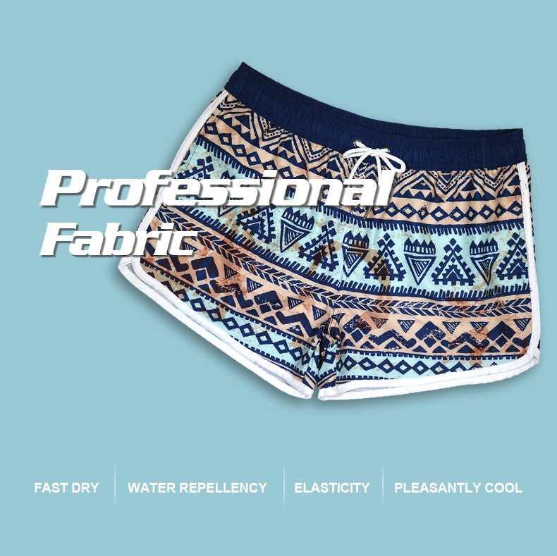 HOTMANGO Women's Beach Shorts Quick Drying Loose and Comfortable for Surfing Swimming Watersports Large Size Brand Direct Sales