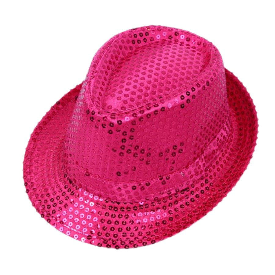 British Top Jazz Hat Bucket Hat Men Women Stage Performance Sequin Hat Shining Christmas Fedoras Party Parent Child Hat Hollween