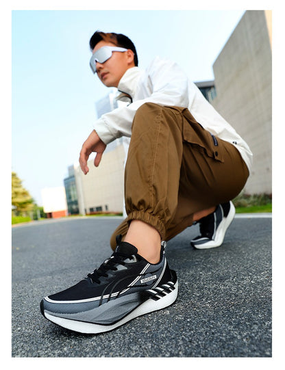 Running Shoes Casual Carbon Board Marathon Men Sports Tenis Air Breathable Women's Comfortable Athletic Nonskid Leisure Sneakers