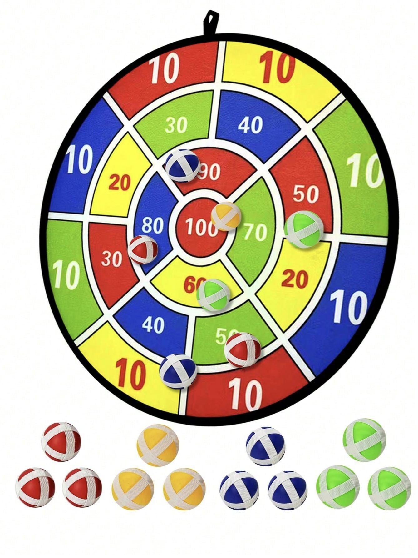 12 conjuntos de discos de dardo de bola pegajosos, brinquedos internos e externos, interação entre pais e filhos, presentes de aniversário, jogos de festa, suprimentos