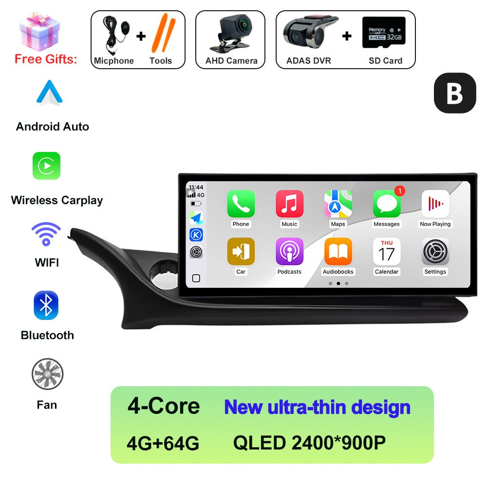 Central Multimídia Automotiva QLED 2400*900P Touch Screen para Mazda ATENZA Mazda 6 2020-2022 12.3 polegadas DSP Estéreo 4G Bluetooth DVR