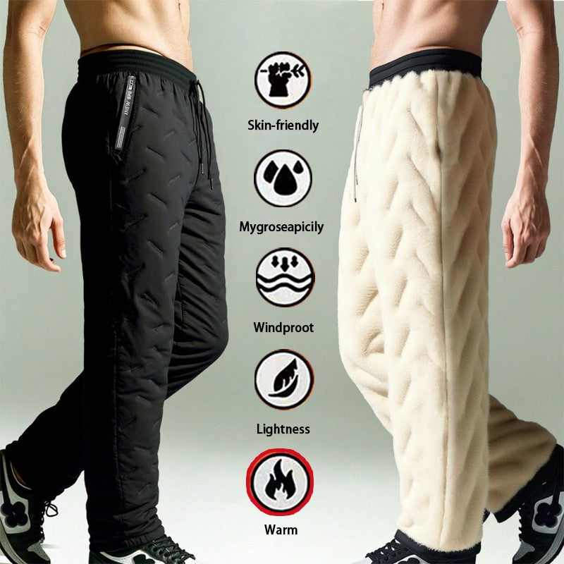 Animal Game Winter Plush Thick Fleece Waterproof Casual Pants Outdoor Windproof Warm Trousers Lambswool Thermal Sport Sweatpants