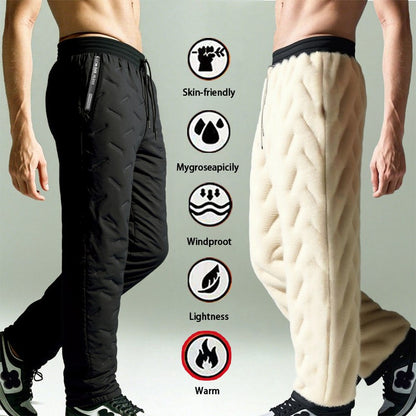 Animal Game Winter Plush Thick Fleece Waterproof Casual Pants Outdoor Windproof Warm Trousers Lambswool Thermal Sport Sweatpants
