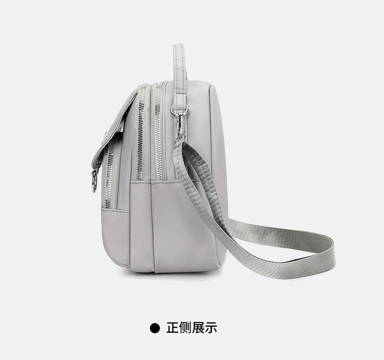 Small Canvas Women's Crossbody Bag Fashionable High-End Shoulder Handbag Large Capacity Space for Stylish Storage