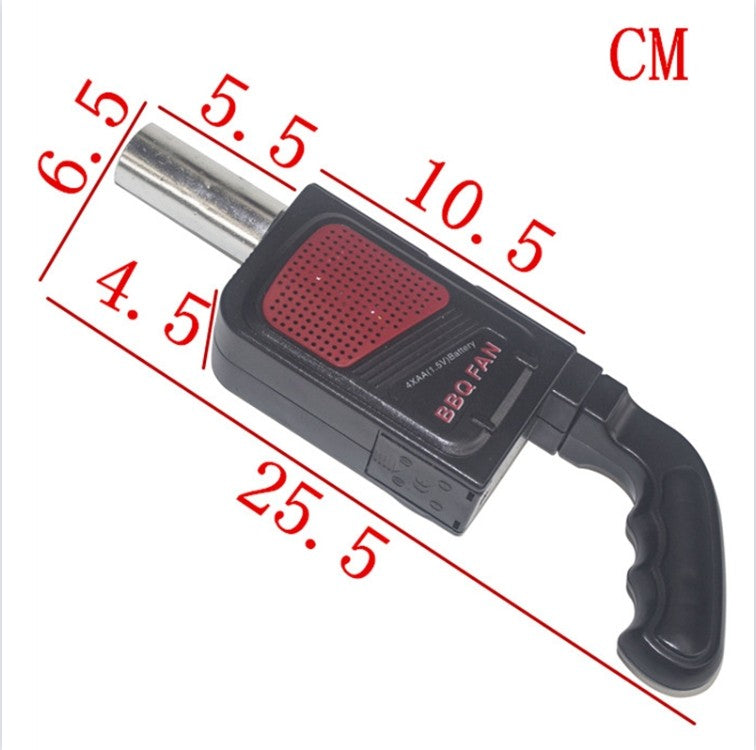 Handheld outdoor barbecue electric blower(no battery),portable carbon point assistant,camping and family gathering cooking tool