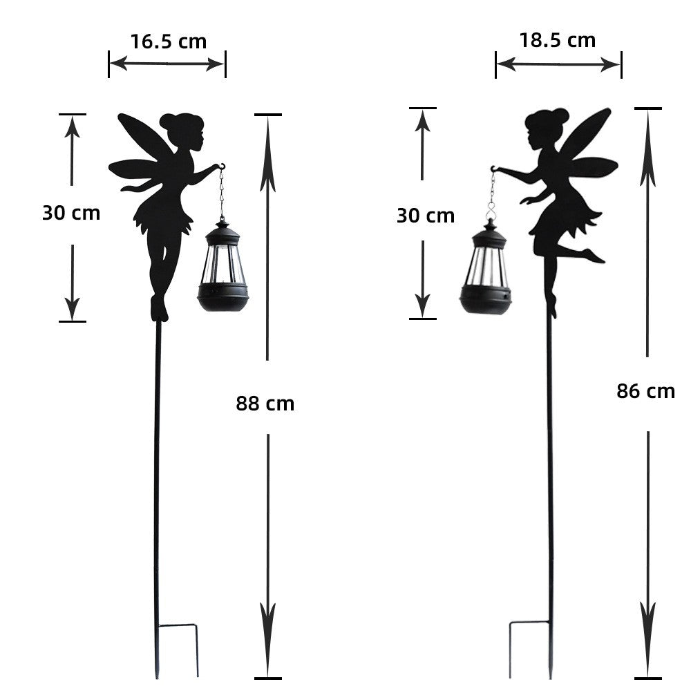Solar Lights Outdoor Solar Watering Can Light Solar Garden Lights Waterproof Metal Hanging Lantern Fairy Garden Decor Outside