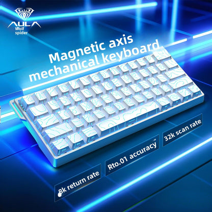 Teclado de Interruptor Magnético Win60He Com Fio Win 60 HE Teclado Mecânico para Jogadores de Esports Win68 Teclados Personalizados Win60 He Presentes