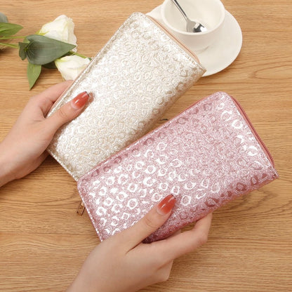 Fashion PU Leather Leather Women Wallets Glitter Pattern Large Capacity Clutch Bag 6 Colors Coin Purse Women