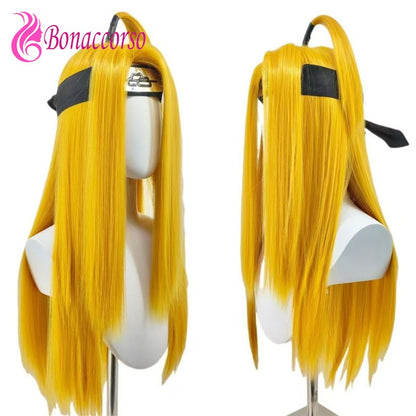 HOKAGE NINJA Peruca Cosplay Deidara Peruca Sintética Longa Lisa Anime Coser Fibra Resistente ao Calor Peruca de Alta Qualidade Festa Diária