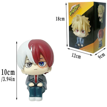 Em Estoque Novo Anime My Hero Academia Midoriya Izuku Bakugou Katsuki Ochaco Uraraka Bonecos de Anime Brinquedos para Crianças Presente de Natal