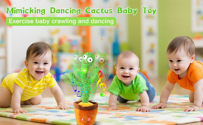 Talking, Recording ,Dancing Cactus Toys, Children's Electronic Plush Cactus Toys, 120 Songs, Children's Birthday Gifts