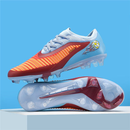 New Men Soccer Shoes Adult Non Slip Football Boots Outdoor Sport Boys Long Spikes Training Cleats Breathable Match Comfortable