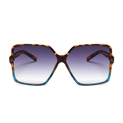 Higody Fashion Women Oversized Sunglasses Gradient Plastic Brand Designer Eyewear Female Sun Glasses UV400 Lentes De Sol Mujer