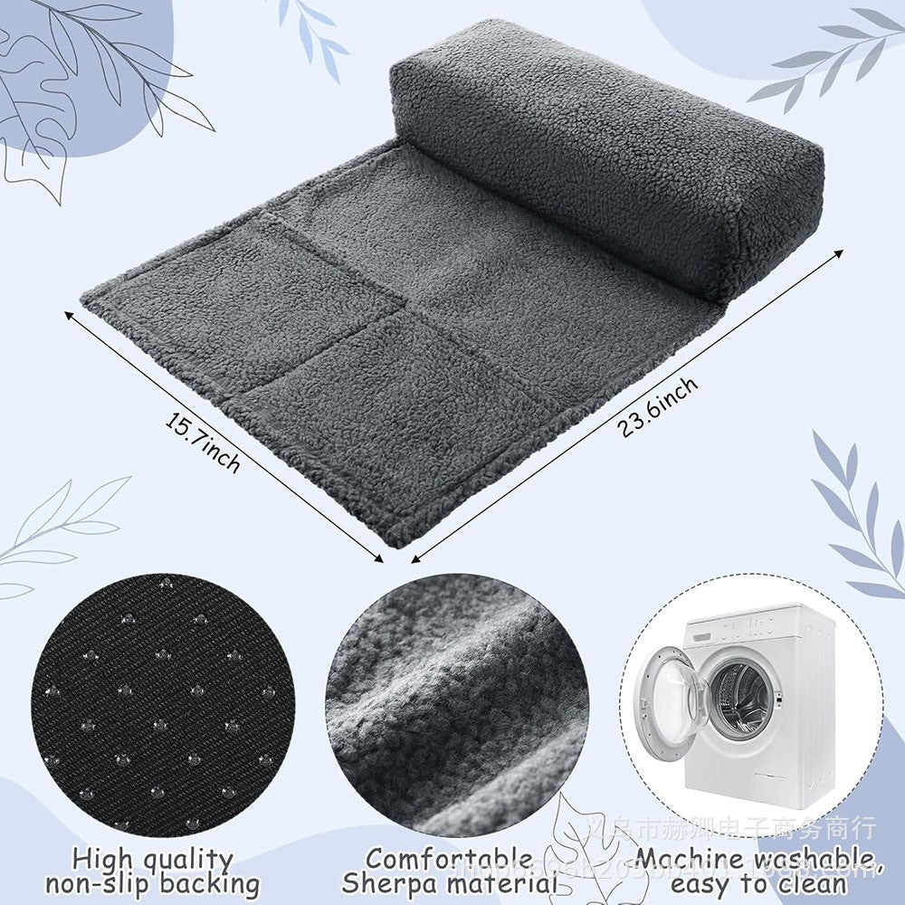 Recliner Pillow Neck Support Adjustable with Storage Pocket Sofa Cervical Spine Support Pillow for Travel and Home Sofa Armchair