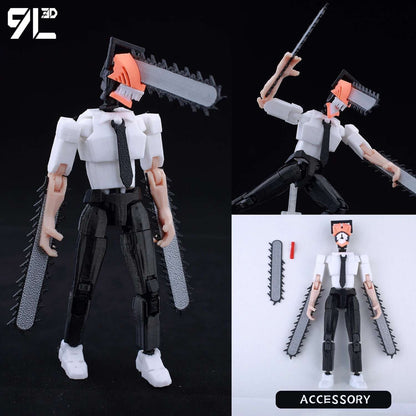 9L3D Lucky13 Titan 13 Ichigo Kurosaki Anime Action Figure Dummy 13 Espada Posável Máscara Oca Modelo Decoração Surpresa de Aniversário
