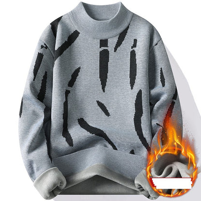 Men New Style Pullovers Warm Knit Sweater Soft Thermal Cardigan Inspired Winter Clothing Plus Size Multi Color Options