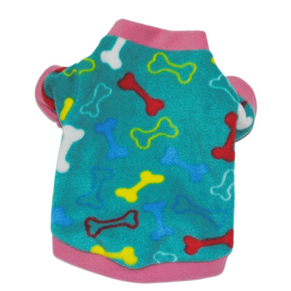 Roupas de Inverno para Cães de Estimação Chihuahua Casaco de Cachorro Filhote de Cachorro Roupas de Lã para Pug Teddy Estampadas Casacos Jaquetas Roupas Quentes para Animais de Estimação ????