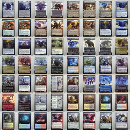 MH3 MH2 HOLO10-03 TCG Cartas Mágicas para Proxy de Jogo Caseiro terreno de busca Marsh Flats a Arid Mesa Misty Rainforest gathering