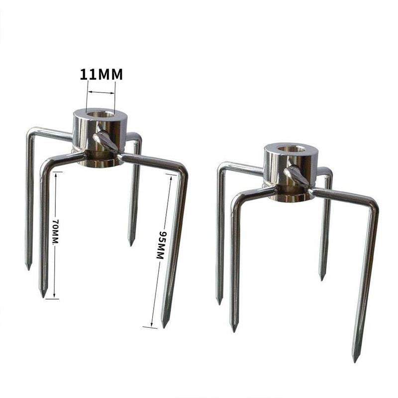 Rotating fix Fork Barbecue Skewer Oven Accessories Food Spit Grill Meat Grade Fork BBQ Forks Skewer Skewer Steel Tool Barbe U9S9